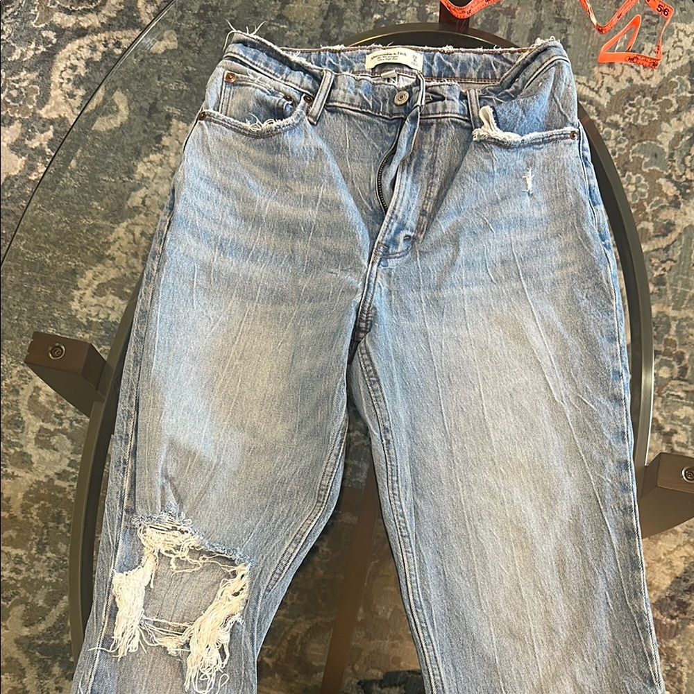 Abercrombie & Fitch Light Blue High Rise Jeans